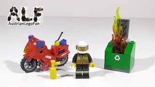 Lego City 60000 Fire Motorcycle / Feuerwehr Motorrad - Lego Speed Build Review