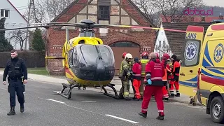 Wypadek na terenie szkoły w Bielawie