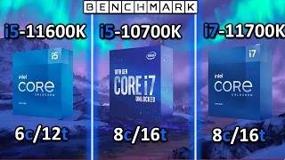 Intel i5-11600k vs i7-10700K vs i7-11700K / Test in 7 Games / 1080p - 1440p