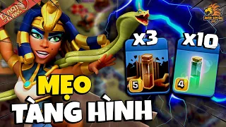 Invisibility spells Tricks for Royal Chamion in Clash of Clans | Akari Gaming