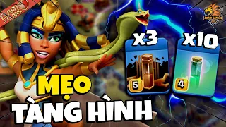 Mẹo Đánh Tàng Hình Royal Champion vào Giữa Base Khó Tin Clash of clans | Akari Gaming