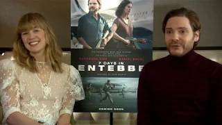 Behind the Scenes with Rosamund Pike & Daniel Bruhl #7DaysinEntebbe