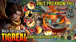 ONLY PRO TIGREAL PLAYERS KNOW THIS COMBO ( KIBOY ALSO USE IT) | REVAMP TIGREAL GAMEPLAY - MLBB