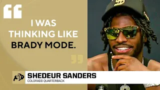 Shedeur Sanders on MINDSET WHILE TRAILING Late in 4th Quarter vs Colorado State | CBS Sports