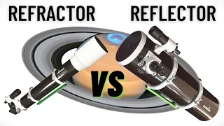 4.7" Refractor vs 8" Reflector on Saturn