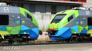 TRENI PASSEGGERI E MERCI ALLA STAZIONE DI TRENTO