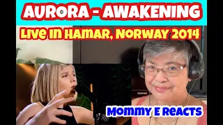 AURORA - Awakening (Live on TV in Hamar, Norway  2014) | Mommy E Reacts