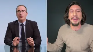 John Oliver thirsts for Adam Driver and gets a call