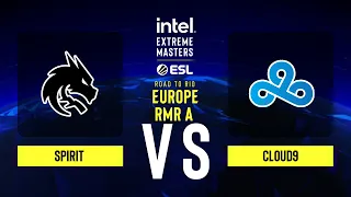 Spirit vs. Cloud9 - Map 2 [Dust2] - IEM Road to Rio 2022 Europe RMR A