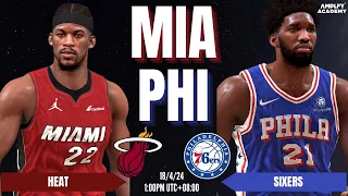 NBA Play-In Tournament: HEAT ( 8 ) vs SIXERS ( 7 ) | NBA 2K24 ULTRA REALISTIC GRAPHICS | K4RL 2K