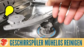 Spülmaschine reinigen: Geschirrspüler mit Natron und Essig sauber machen