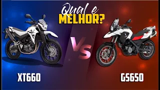 XT660 VS GS650 - QUAL E MELHOR?