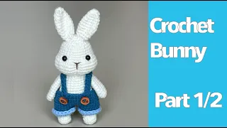 [Part 1/2] Crochet Bunny for Beginner Amugurumi Rabbit