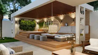 150 Modern Patio Design Ideas 2024 Home Backyard pergola Garden Landscaping ideas