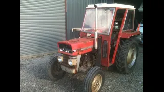 Massey Ferguson 135 / MF20 industrial tractor restoration . part 1