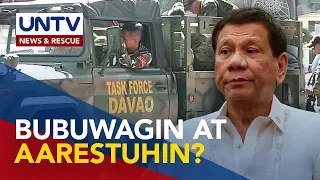 Umano’y pagbuwag sa Task Force Davao at napipintong pag-aresto kay ex-PRRD, itinanggi ng AFP