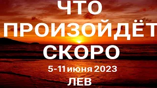 ЛЕВ🍀 Прогноз на неделю (5-11 июня 2023). Расклад от ТАТЬЯНЫ КЛЕВЕР. Клевер таро.