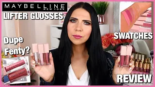 MAYBELLINE LIFTER LIP GLOSSES | SWATCHES + REVIEW | New Makeup 2020