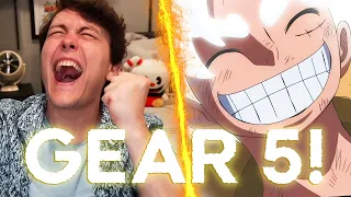 ONE PIECE Episode 1071 Reaction (Gear 5 Luffy vs Kaido) - RogersBase Reacts