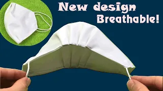 New design - breathable | The mask does not touch the mouth and nose, is easy to breathe
