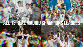 Real Madrid All 13 Champions League Wins