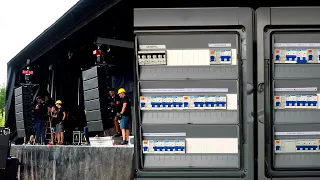 MOBILE STAGE TRUCK FOR LIVE EVENTS - GENERATOR, THREE-PHASE MAINS SUPPLY AND ELECTRICAL INSTALLATION