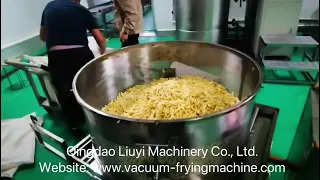 Potato chips vacuum frying