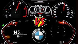 AUDİ A4 2.0 TDİ QUATTRO 190 HP -VS - 2019 Bmw 320D G20 190 HP -   RACE -Acceleration