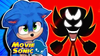 Movie Sonic Reacts to Sonic vs Shadow Part 2 - Multiverse Wars!!