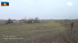 Видеокадры из села Ашагы Айбасанлы Физулинского района