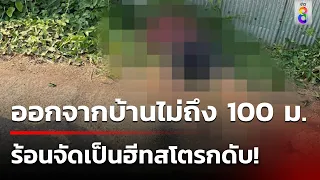 ร้อนจัด 43 องศาฯ ฝ่าแดดออกจากบ้านไม่ถึง 100 เมตร สังเวยฮีทสโตรก | 1 พ.ค. 67 | ข่าวใหญ่ช่อง8