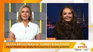 Sarah Brightman interview on Sunrise (Australian TV)