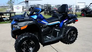 $6,699:  2021 CFMoto CForce 600 Touring Blue Two Up ATV Overview and Review by Mainland Cycle Center