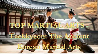 TOP MARTIAL ARTS  Taekkyeon  The Ancient Korean Martial Art