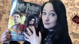 ASMR Sticky Fingers with the Harry Potter Sticker Book!