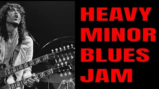 Heavy Minor Blues Jam Track | Guitar Backing Track (B Minor)