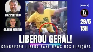 [AO VIVO] LIBEROU GERAL! BOLSONARO VENCE E CONGRESSO LIBERA MENTIR ADOIDADO NAS ELEIÇÕES (29/5/2024)