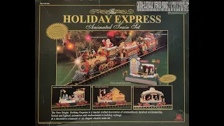 New Bright Holiday Express Train set with Star-rail lightings
