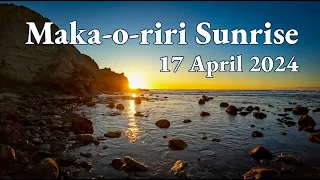 World's first sunrise, daily. Relax and watch the day dawn:  17 April 2024