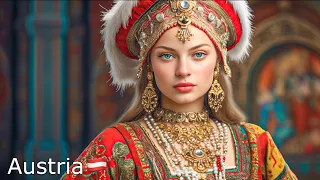 Asking AI to Create a Most Beautiful Woman Wearing Traditional Clothing for Every Country
