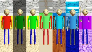 Everyone is Baldi's: Colorful Shirts! Best Mods - All Perfect!