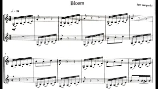 Sam Sadigursky: Bloom (Clarinet and Bass Clarinet)