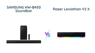 Samsung HW-B450 vs Razer Leviathan V2 X Soundbar Comparison