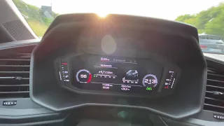 Audi A1 30 1.0 TFSI Sportback Flatout acceleration höchstgeschwindigkeit