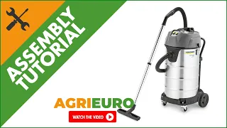 Kärcher NT 90/2 Me Classic - Wet and Dry Vacuum Cleaner - 90 L Drum - 2300W Max. - Assembly tutorial