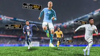 FIFA 23 SPEED TEST | Who is the fastest player in the game?