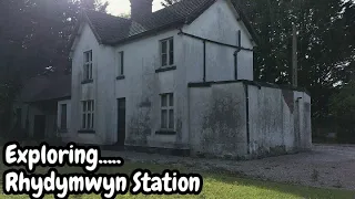 Exploring Rhydymwyn Railway Station site - abandoned station - Mold to Denbigh line