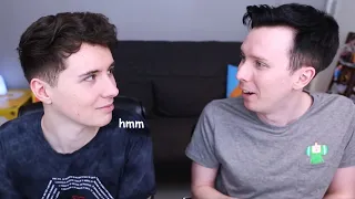 Dan & Phil having soulmate energy for 8 mins ̶s̶t̶r̶a̶i̶g̶h̶t̶