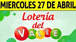 Resultados Lotería del VALLE del Miércoles 27 de Abril de 2022 | PREMIO MAYOR 😱💰🚨