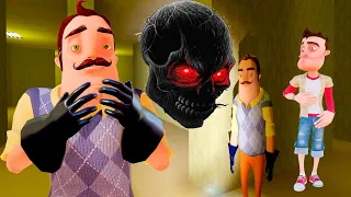 ПРИВЕТ СОСЕД ПОПАЛ В ЗАКУЛИСЬЕ!ИГРА HELLO NEIGHBOR В GARRY'S MOD!ГАРРИС В BACKROOMS!ШОУ ХРИПЛЫХ!